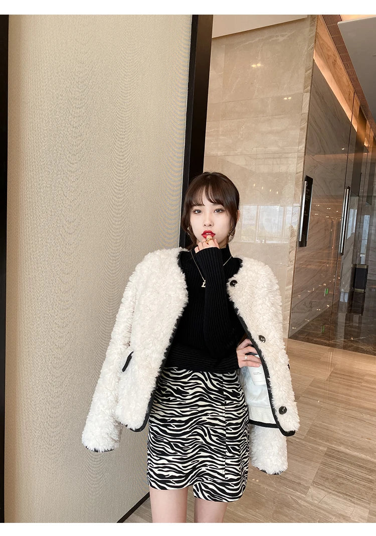 FatyBelle Women’s Striped Sweater – Autumn Winter Long Sleeve O-Neck Pullover