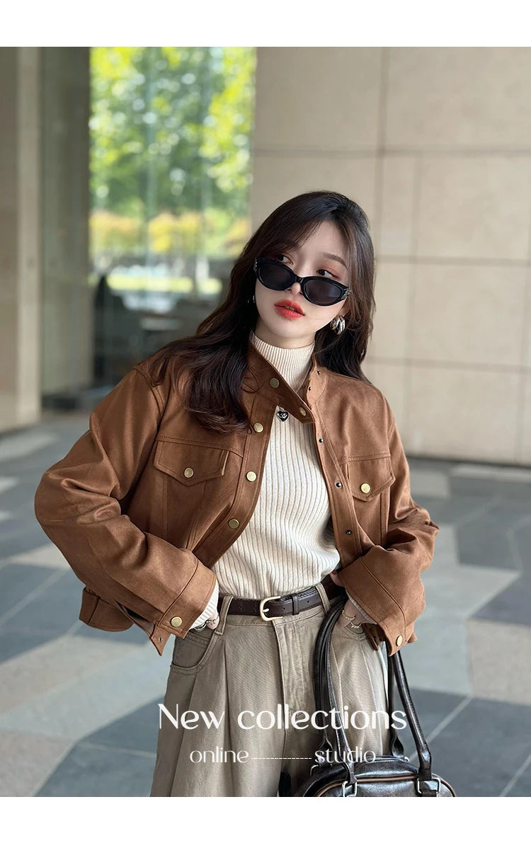 Women's Retro Turtleneck Sweater – Autumn & Winter 2025 Collection | Thickened Thermal Knit with Velvet Lining | Cozy Pullovers & Layering Tops