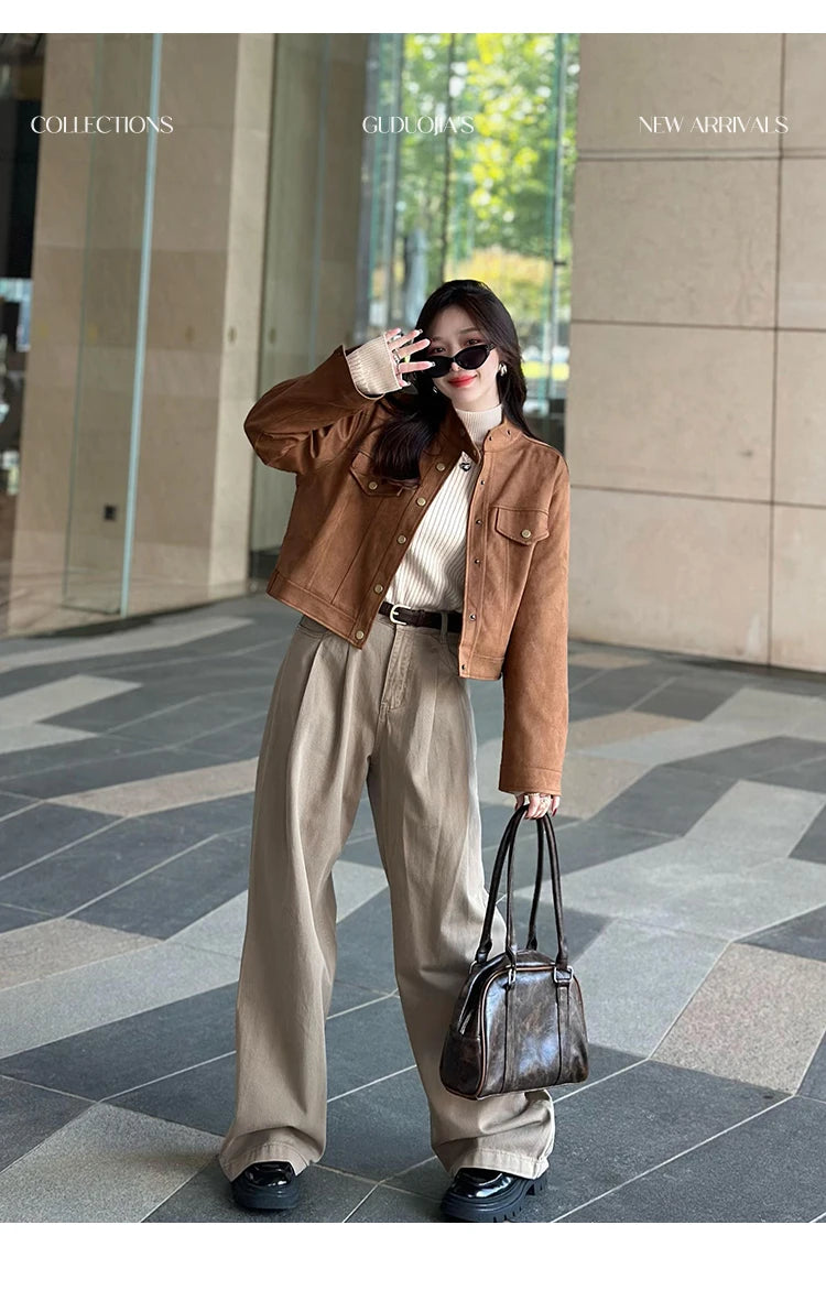 Women's Retro Turtleneck Sweater – Autumn & Winter 2025 Collection | Thickened Thermal Knit with Velvet Lining | Cozy Pullovers & Layering Tops